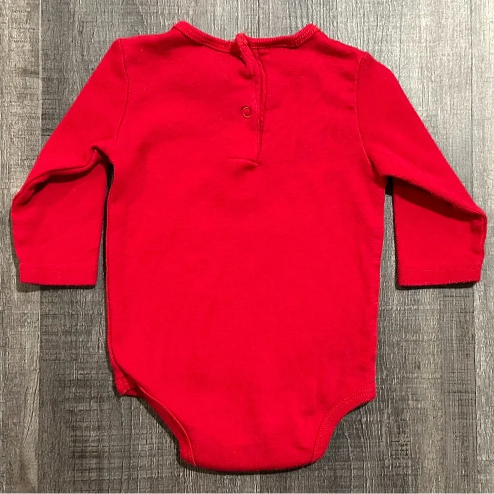 💞 Baby & Toddler Size 3-6 Months Santa Christmas Holiday Onesie Bodysuit